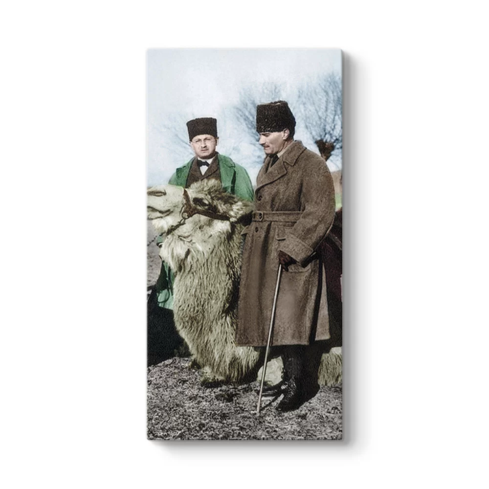Atatürk ve Pehlivan Deve Tablosu - Model 7